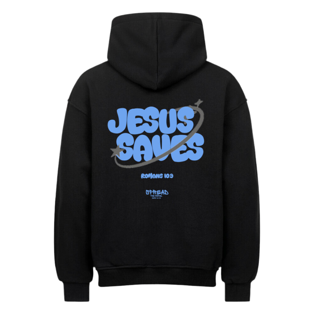 JESUS SAVES OVERSIZED HOODIE