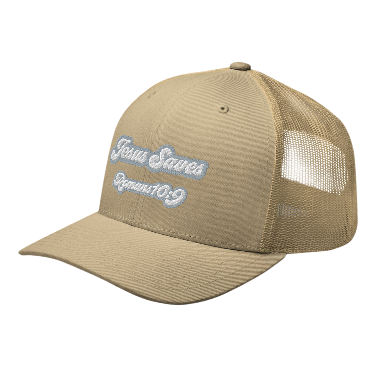 JESUS SAVES TRUCKER CAP