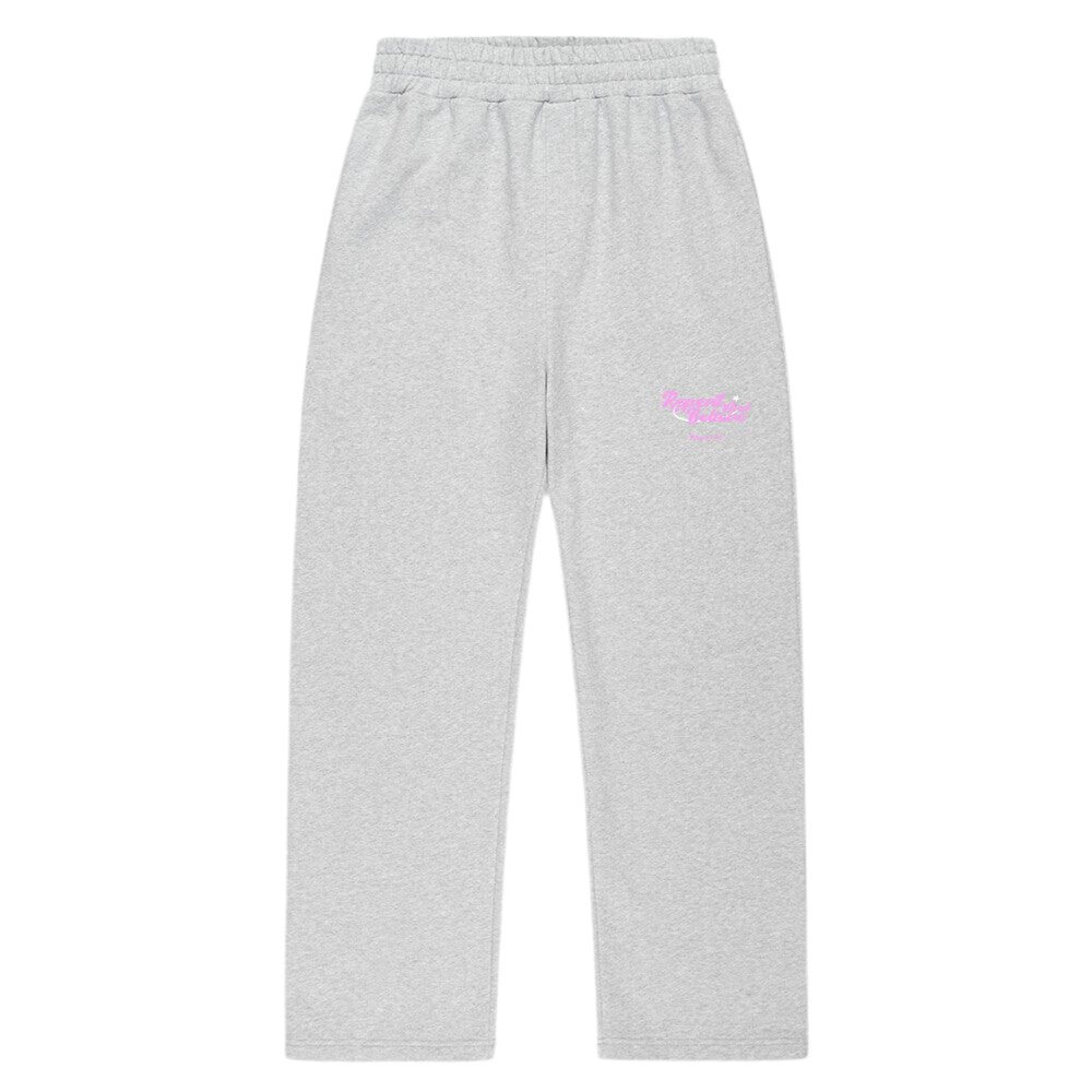 REPENT AND BELIEVE OVERSIZED OPEN LEG JOGGER PINK