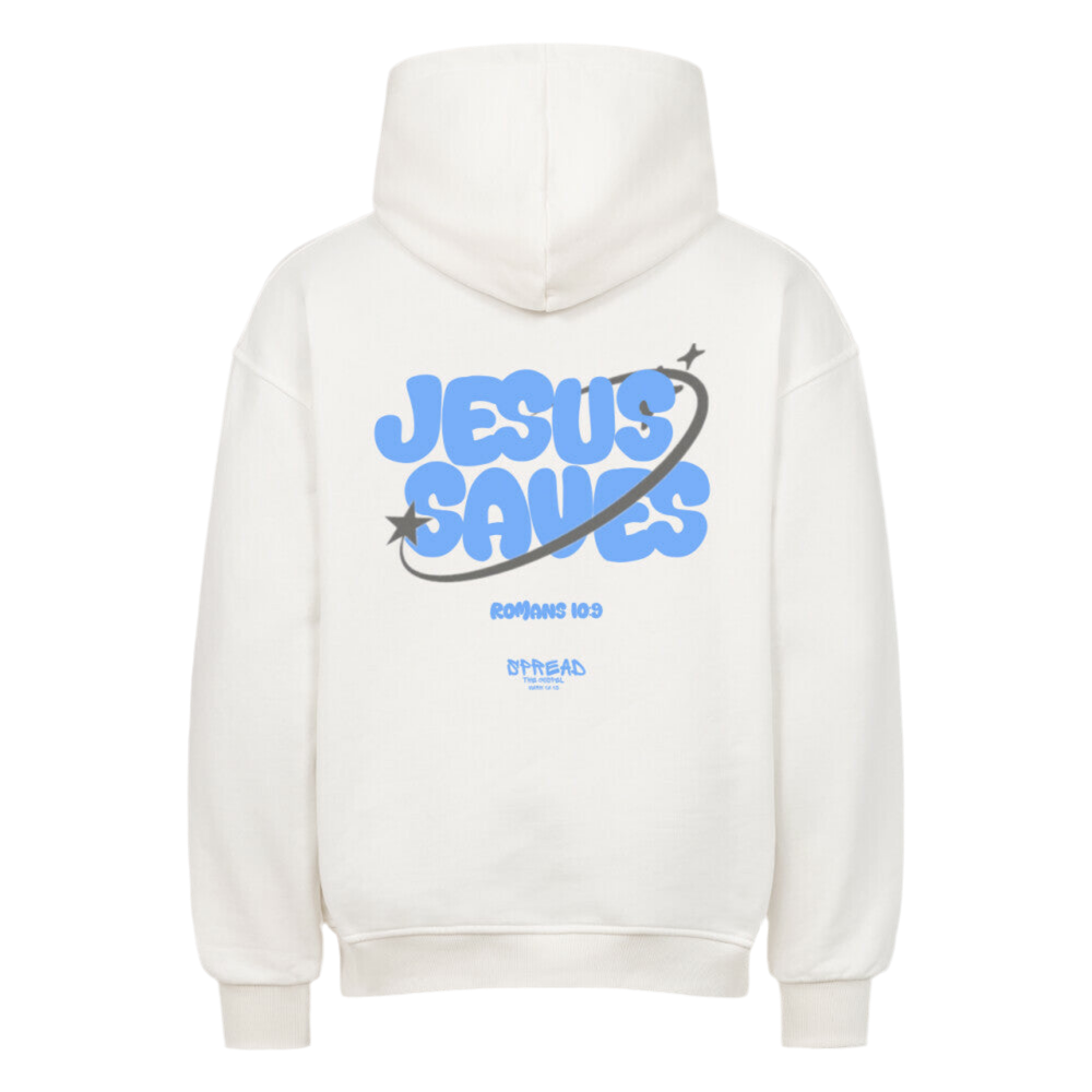JESUS SAVES OVERSIZED HOODIE