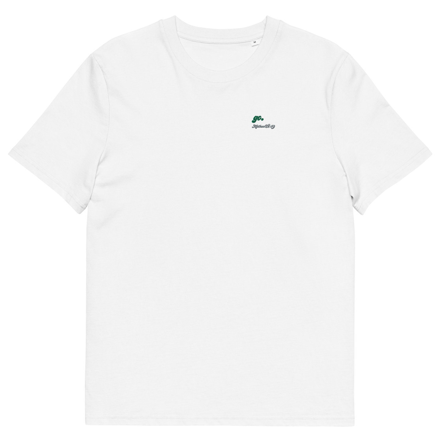 EMBROIDERED GO INTO ALL WOLRD T-SHIRT