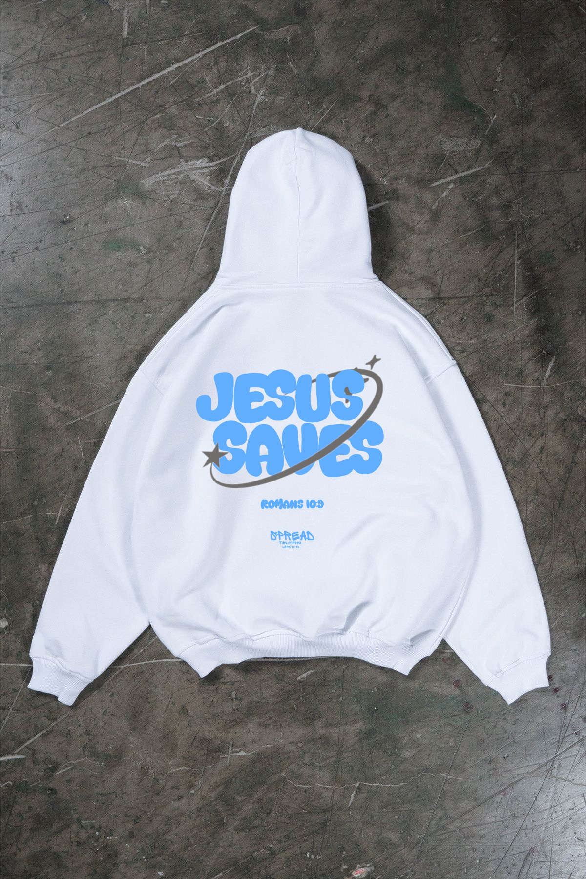JESUS SAVES OVERSIZED HOODIE