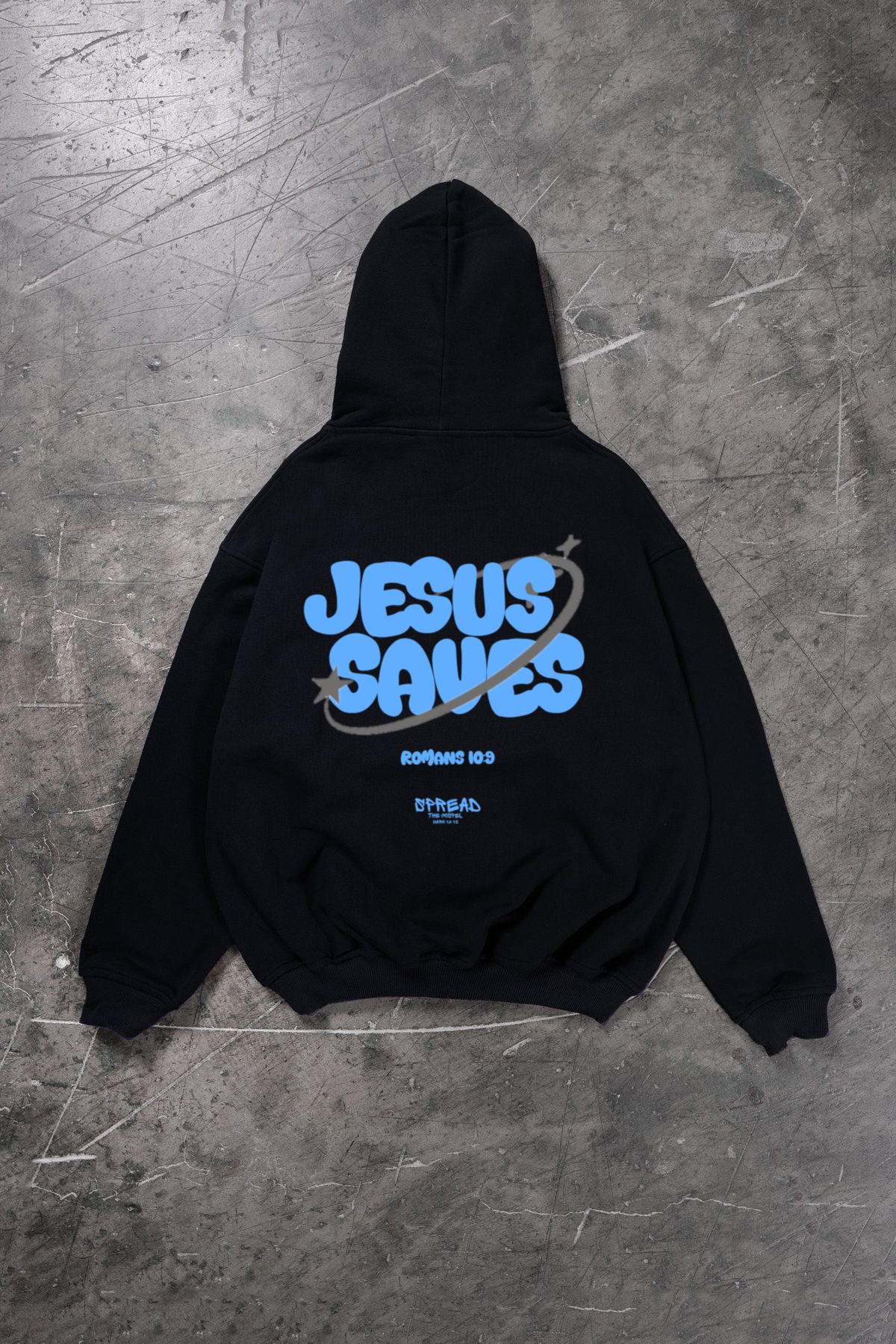 JESUS SAVES OVERSIZED HOODIE