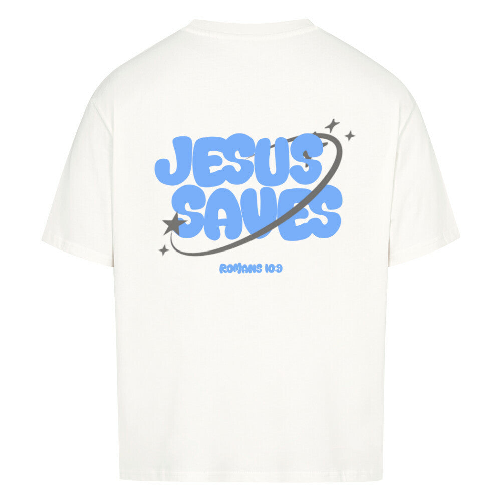 JESUS SAVES OVERSIZED SHIRT