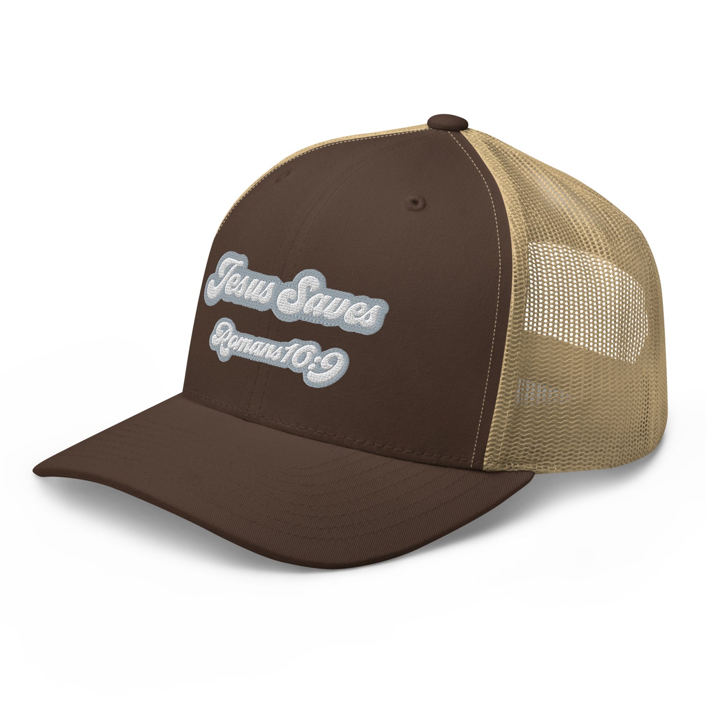 JESUS SAVES TRUCKER CAP