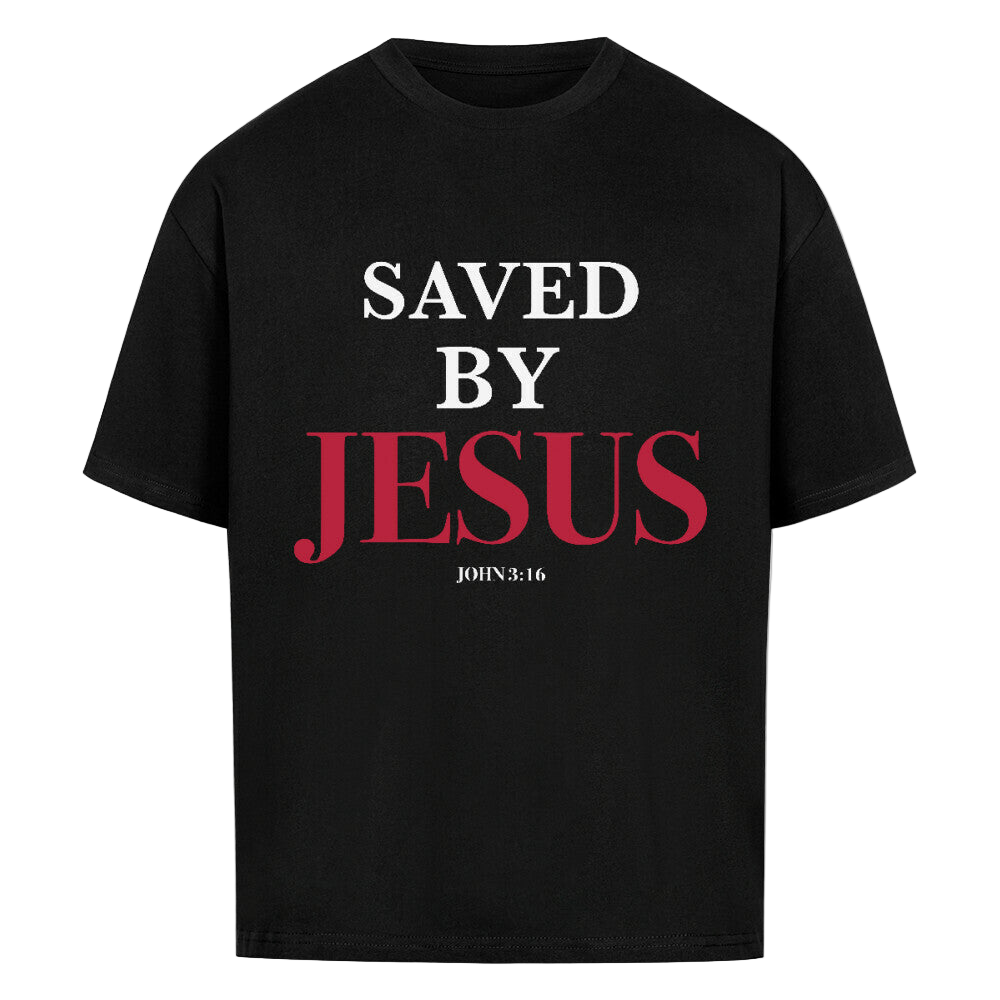 SAVED BY JESUS OVERSIZED SHIRT