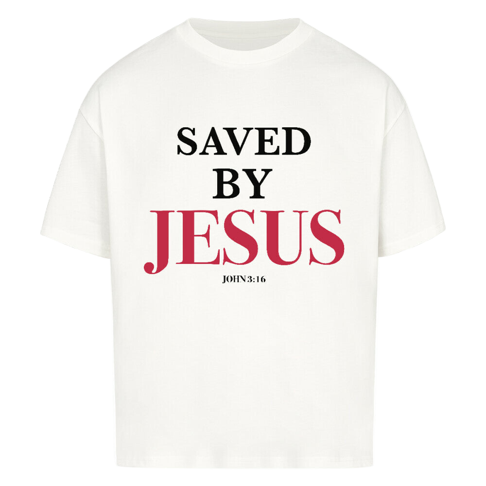 SAVED BY JESUS OVERSIZED SHIRT