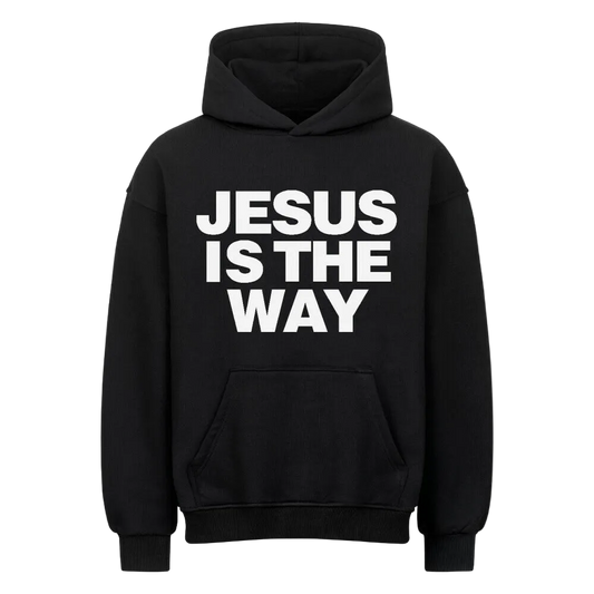 JESUS IS THE WAY OVERSIZED HOODIE