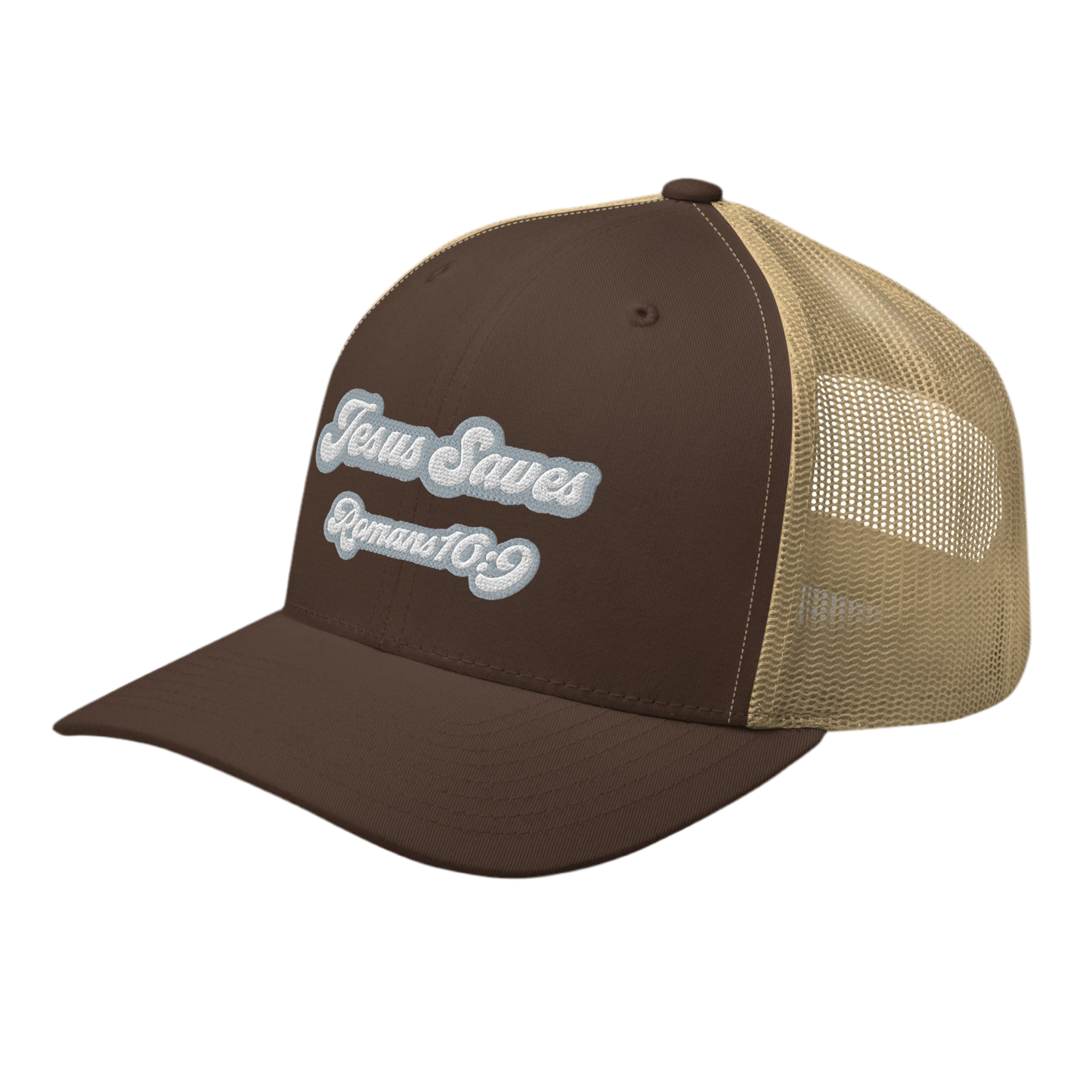 JESUS SAVES TRUCKER CAP