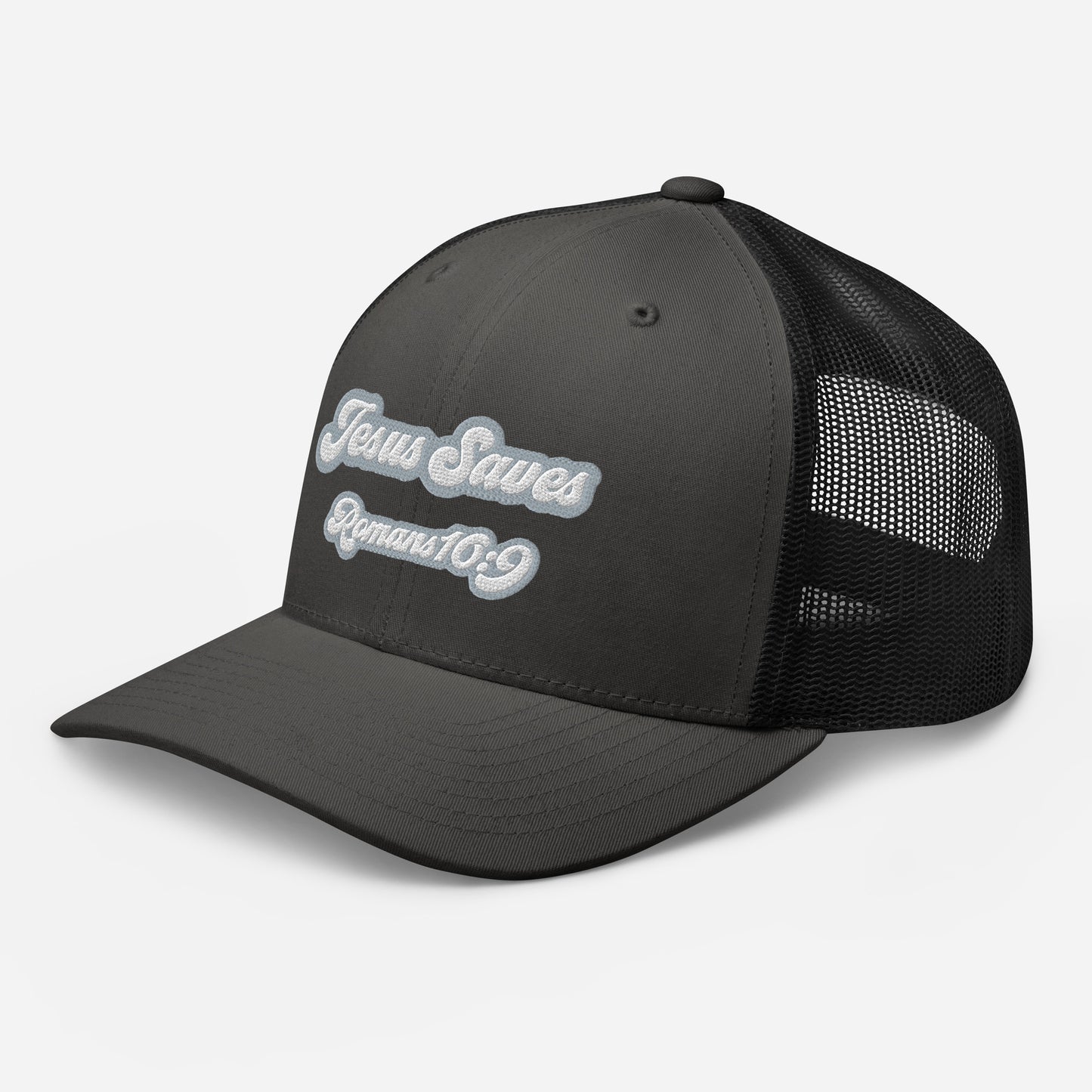 JESUS SAVES TRUCKER CAP