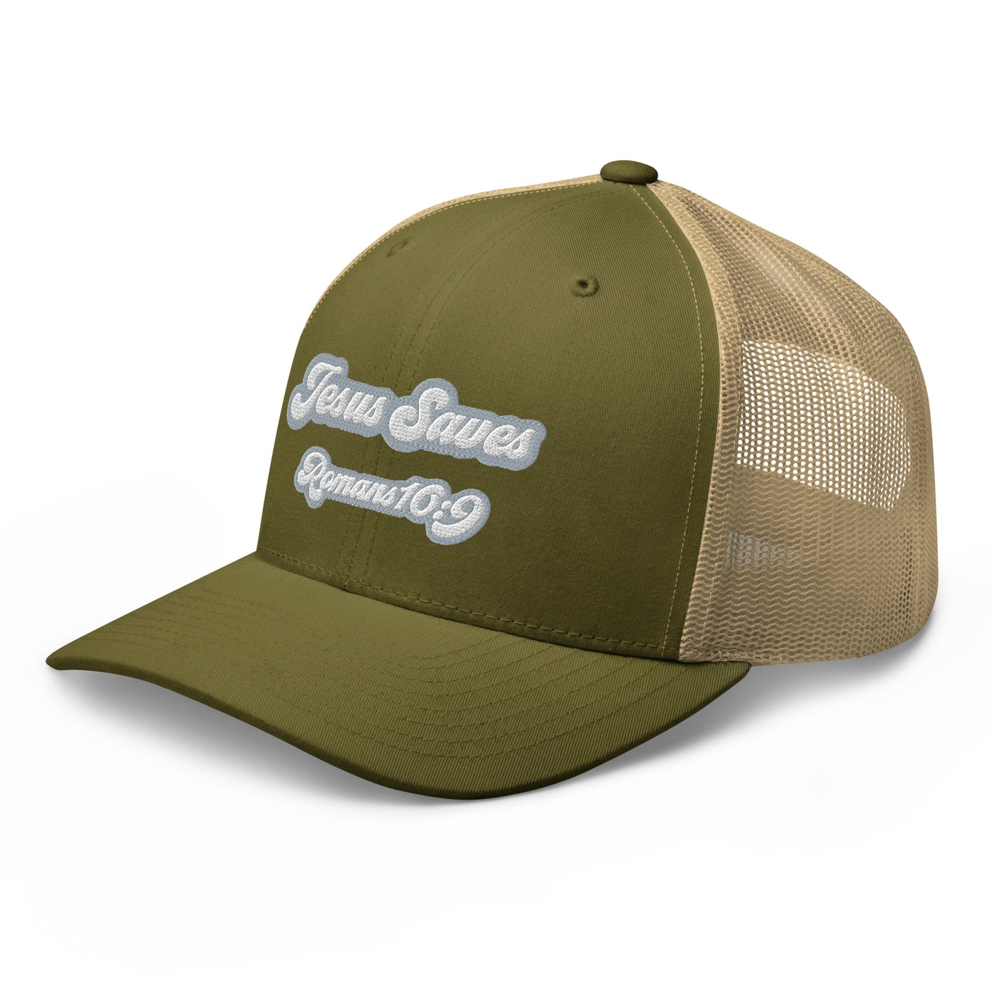 JESUS SAVES TRUCKER CAP